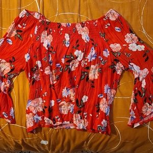 Off Shoulder Boho Top